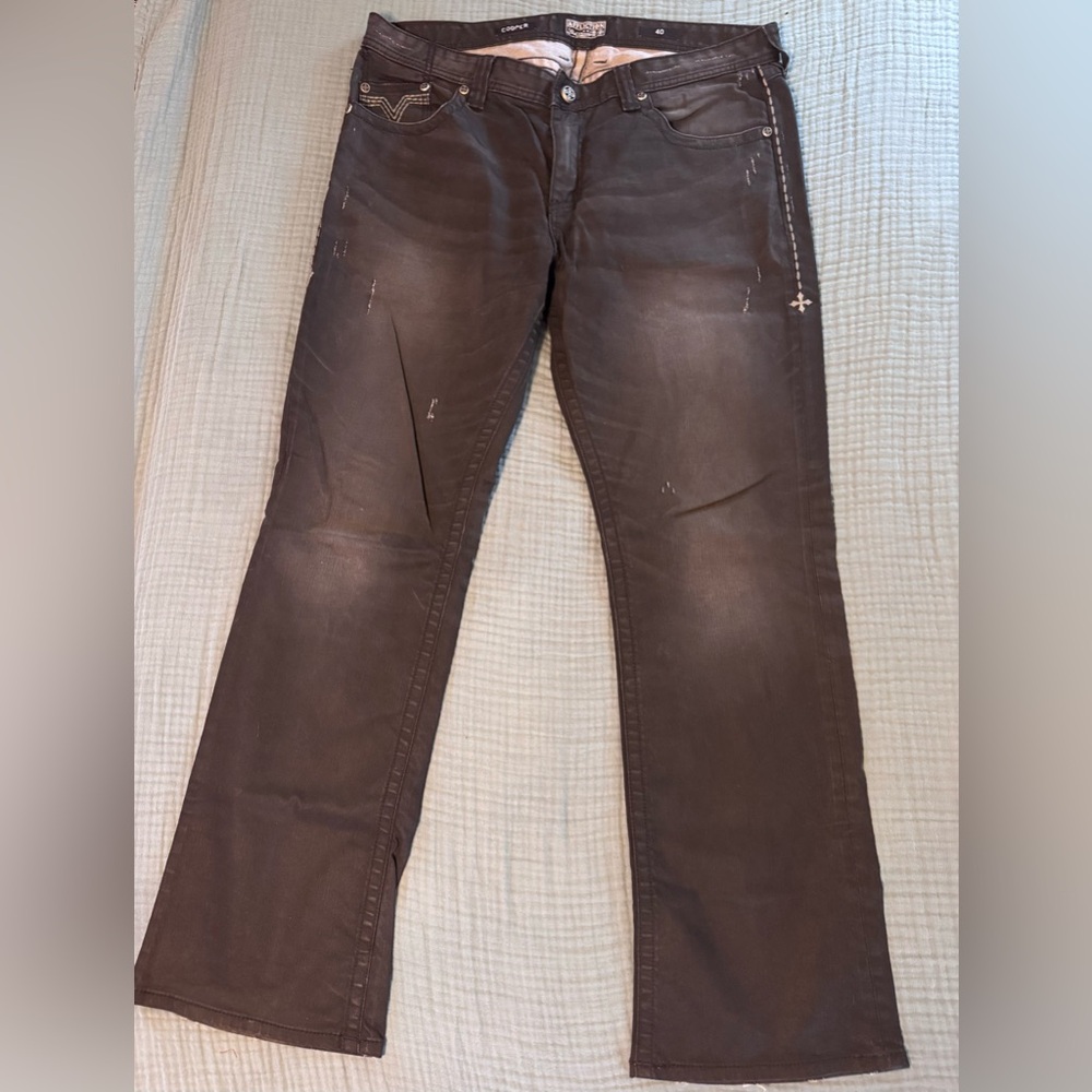 Affliction Black bootcut men’s jeans